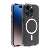Vivanco iPhone 15 Pro -suojakuori Mag Steady Transparent