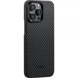 Pitaka iPhone 15 Pro Kuori MagEZ Case 4 Musta/Harmaa Twill