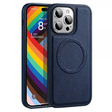 X-Level iPhone 15 Pro Kuori MagSafe Denim Jacket Sininen