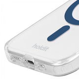 holdit iPhone 15 Pro -kuori MagSafe Case Denim Blue Transparent