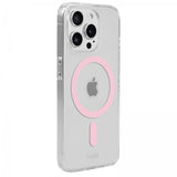 holdit iPhone 15 Pro Kuori MagSafe Case Pink Transparent