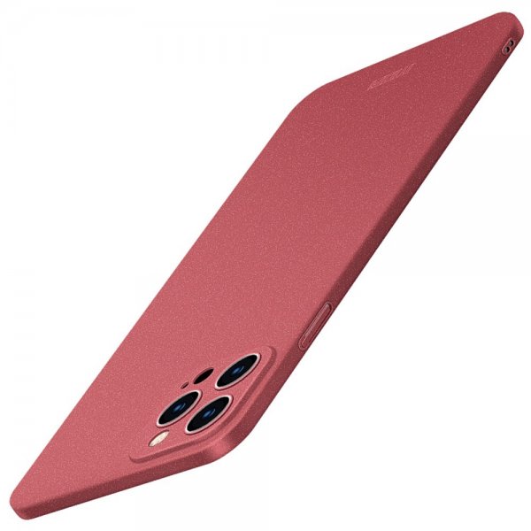 Mofi iPhone 15 Pro -suojakuori Matte Shield, punainen