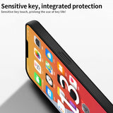 Mofi iPhone 15 Pro -suojakuori Matte Shield, punainen