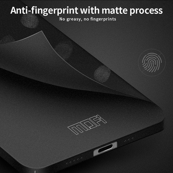 Mofi iPhone 15 Pro -suojakuori Matte Shield, punainen