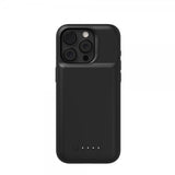 Mophie iPhone 15 Pro -kuori sisäänrakennetulla Juice Pack -varavirtalähteellä, musta