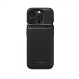 Mophie iPhone 15 Pro -kuori sisäänrakennetulla Juice Pack -varavirtalähteellä, musta