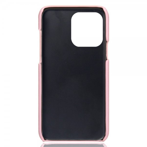 iPhone 15 Pro -suojakuori kahdella korttipaikalla, ruusukulta