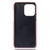 iPhone 15 Pro -suojakuori kahdella korttipaikalla, ruusukulta