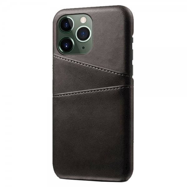 iPhone 15 Pro -suojakuori kahdella korttipaikalla, musta