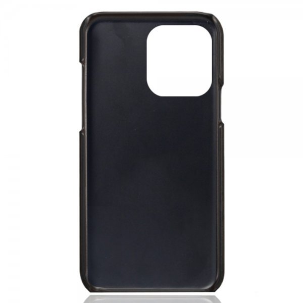 iPhone 15 Pro -suojakuori kahdella korttipaikalla, musta