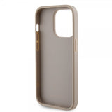 Guess iPhone 15 Pro Kuori Metal Logo Strass Kulta