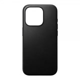 Nomad iPhone 15 Pro -suojakuori, Modern Leather Case, musta