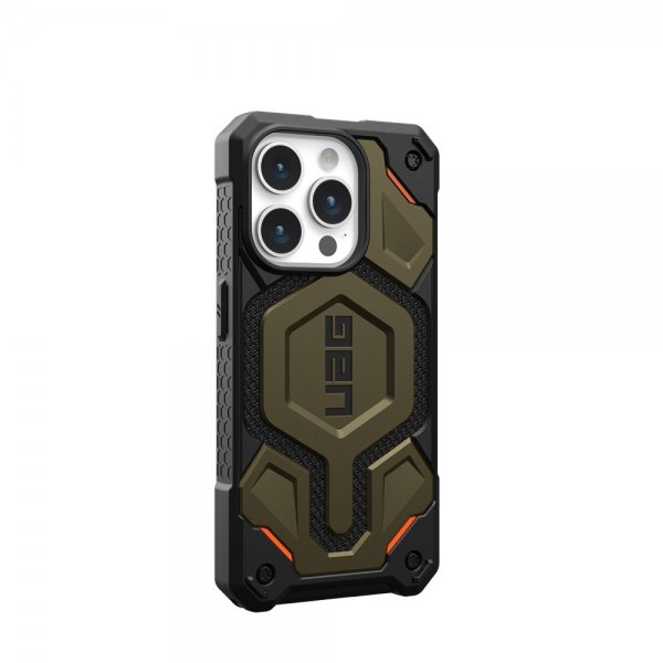 Urban Armor Gear (UAG) iPhone 15 Pro -suojakuori Monarch Pro MagSafe Kevlar Element Green
