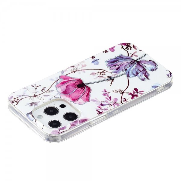 iPhone 15 Pro -kuori, jossa lootuskuvio