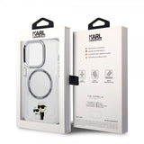 Karl Lagerfeld iPhone 15 Pro -kuori NFT Karl & Choupette Transparent