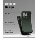 Ringke iPhone 15 Pro -suojakuori, Onyx Dark Green