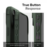 Ringke iPhone 15 Pro -suojakuori, Onyx Dark Green