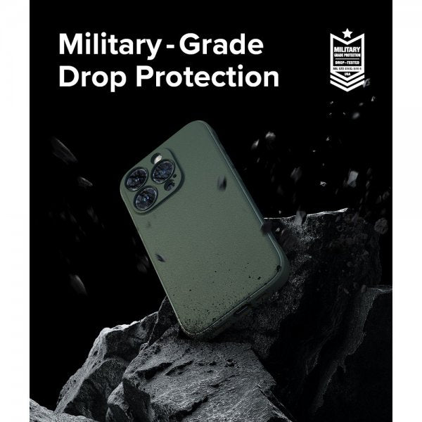 Ringke iPhone 15 Pro -suojakuori, Onyx Dark Green