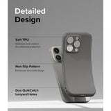 Ringke iPhone 15 Pro -suojakuori, Onyx harmaa