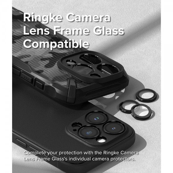 Ringke iPhone 15 Pro -suojakuori, Onyx harmaa