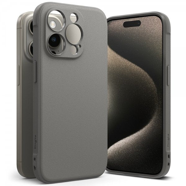 Ringke iPhone 15 Pro -suojakuori, Onyx harmaa