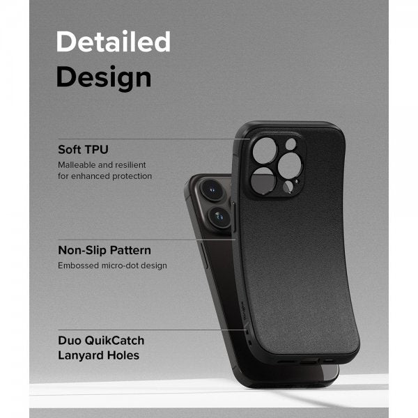Ringke iPhone 15 Pro -suojakuori, Onyx Musta