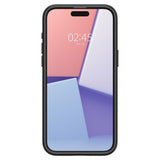 Spigen iPhone 15 Pro -suojakuori Optik Armor MagFit Musta