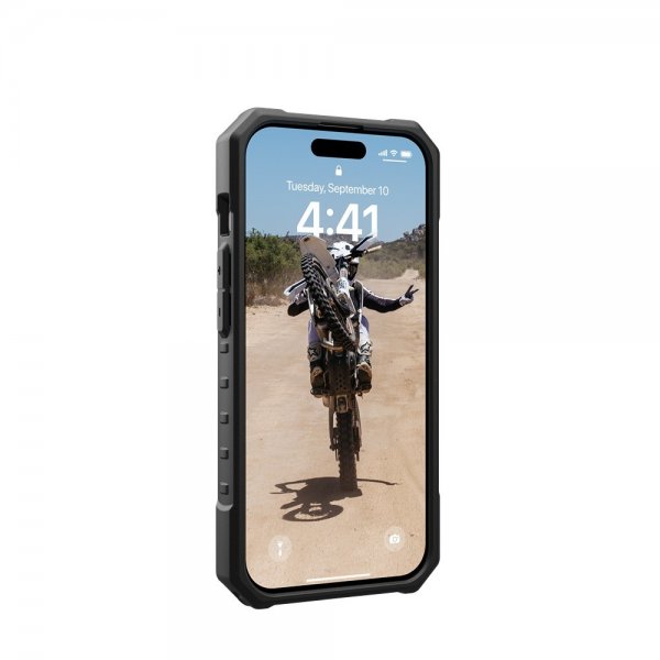 Urban Armor Gear (UAG) iPhone 15 Pro -suojakuori Pathfinder MagSafe Ash