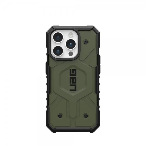 Urban Armor Gear (UAG) iPhone 15 Pro -suojakuori Pathfinder MagSafe Olive Drab