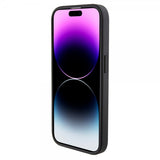 Ferrari iPhone 15 Pro Kuori Rei'itetty Musta