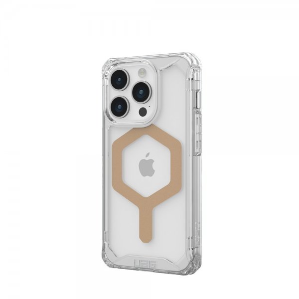 Urban Armor Gear (UAG) iPhone 15 Pro -kuori Plyo MagSafe Ice Kulta