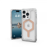Urban Armor Gear (UAG) iPhone 15 Pro -suojakuori, Plyo MagSafe, Ice Rose Gold