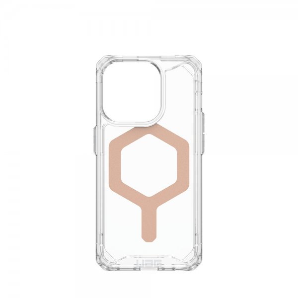 Urban Armor Gear (UAG) iPhone 15 Pro -suojakuori, Plyo MagSafe, Ice Rose Gold