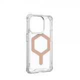 Urban Armor Gear (UAG) iPhone 15 Pro -suojakuori, Plyo MagSafe, Ice Rose Gold