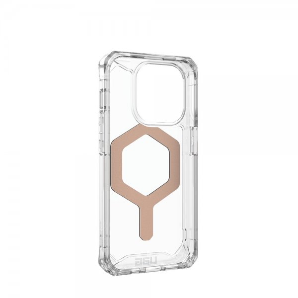 Urban Armor Gear (UAG) iPhone 15 Pro -suojakuori, Plyo MagSafe, Ice Rose Gold