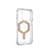 Urban Armor Gear (UAG) iPhone 15 Pro -suojakuori, Plyo MagSafe, Ice Rose Gold