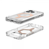 Urban Armor Gear (UAG) iPhone 15 Pro -suojakuori, Plyo MagSafe, Ice Rose Gold