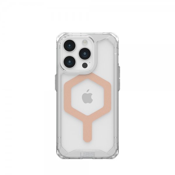 Urban Armor Gear (UAG) iPhone 15 Pro -suojakuori, Plyo MagSafe, Ice Rose Gold