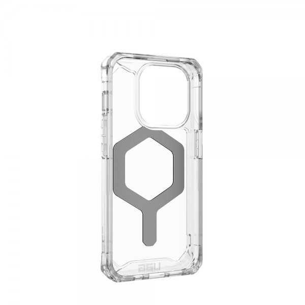 Urban Armor Gear (UAG) iPhone 15 Pro -suojakuori Plyo MagSafe Ice Silver