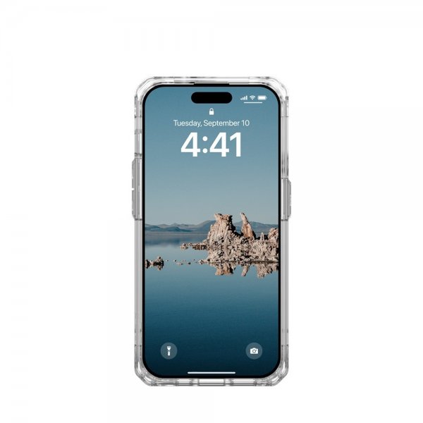 Urban Armor Gear (UAG) iPhone 15 Pro -suojakuori Plyo MagSafe Ice, valkoinen