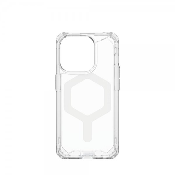 Urban Armor Gear (UAG) iPhone 15 Pro -suojakuori Plyo MagSafe Ice, valkoinen
