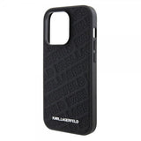 Karl Lagerfeld iPhone 15 Pro Kuori Quilted K Pattern Musta