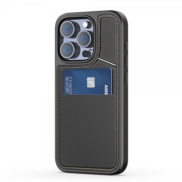 Dux Ducis iPhone 15 Pro -suojakuori Rafi II Series MagSafe Musta