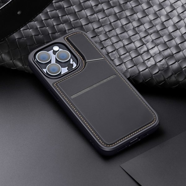 Dux Ducis iPhone 15 Pro -suojakuori Rafi II Series MagSafe Musta