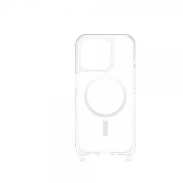 Otterbox iPhone 15 Pro -suojakuori React Necklace MagSafe, läpinäkyvä