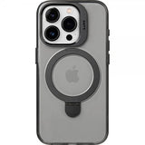 LAUT iPhone 15 Pro -suojakuori REVIVE PROP MagSafe Black Crystal