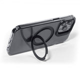 LAUT iPhone 15 Pro -suojakuori REVIVE PROP MagSafe Black Crystal
