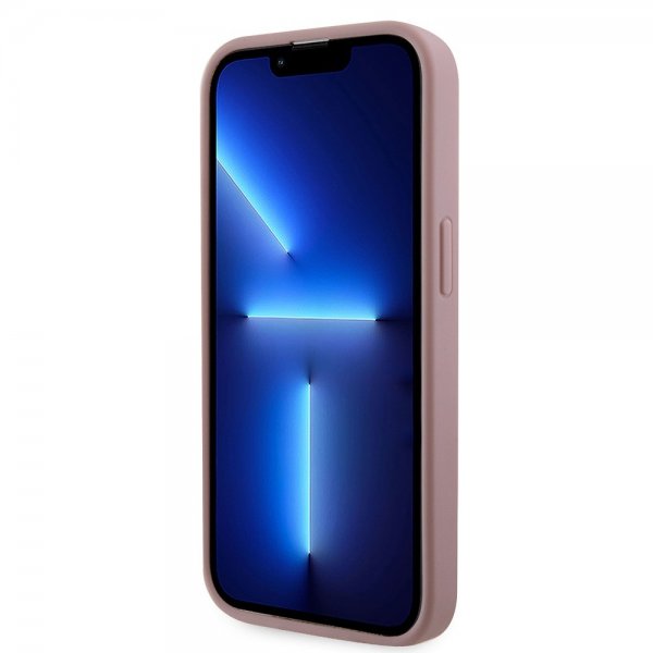 Guess iPhone 15 Pro kuoret Rhinestone Pink