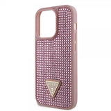 Guess iPhone 15 Pro kuoret Rhinestone Pink