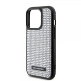 Karl Lagerfeld iPhone 15 Pro Kuori Rhinestone Silver
